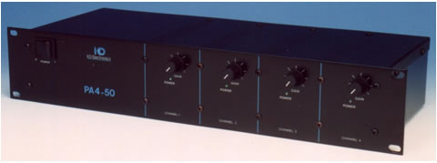 Four channel amplifier